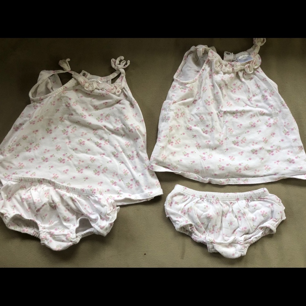 Nordstrom Baby swing top and bloomer